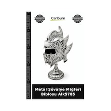 Özel Üretim Dekoratif Biblo Koleksiyon Ofis Hediye Metal Şövalye Miğferi Biblosu Alk5785