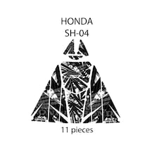 Honda Sh-125 2024 İle Uyumlu 11 Parça Tank Pad Seti Gc21-4 Çok Renkli