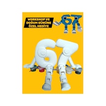 3d Six Seven 67 Roblox Figür Boyama Seti - Kendin Boya Hobi Ve Etkinlik Seti - Akrilik Boya + 2 Fırça