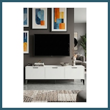 Bezos Royal Tv Sehpası Suntalam Beyaz 160x35 Ob