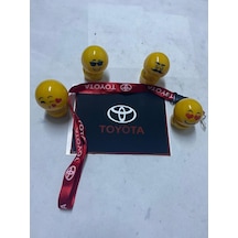 Kaydırmaz Ped, 4 Adet Zıpzıp Kafa, Ayna İpi Set Toyota Uyumlu