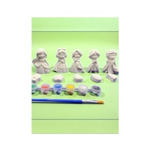5 Adet Prenses 5 Fırça 1 Adet 6 Lı Boya Seti + 4 Adet Meyve Figürleri