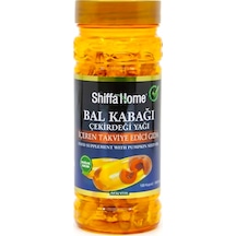 Aksu Vital Shiffa Home Kabak Çekirdeği Yağı Takviye Gıda 1000 MG 100 Kapsül