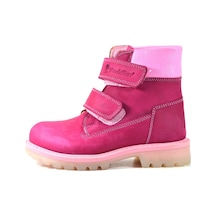 Toddler T.1021 Hakiki Yağlı Deri Fuşya Kız Çocuk Bot Fuşya