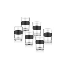 The Mia Dark Kahve Yanı Su Bardağı 6'lı Set