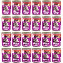 Whiskas Sığır Etli Konserve Yetişkin Kedi Maması 24 x 400 G