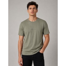 Classics Men Bordoo Basic Bisiklet Yaka Kısa Kol Erkek Tişört 7699 Yeşil