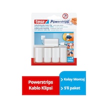 Tesa Powerstrips Kablo Klipsi