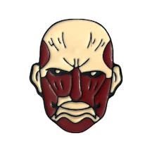 Attack On Titan Anime Hediyelik Rozet Çok Renkli