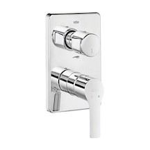 Eca Luna 102167236-kde 2 Yollu Ankastre Banyo Bataryası - Krom