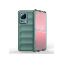 Ilkeshop Newface Xiaomi Mi 13 Lite Kılıf Optimum Silikon - Koyu Yeşil