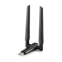 Usb Wıfı Adaptor 2.4ghz&amp 5ghz Aıc8800d Ax1800 Wifi6 Siyah Uax04