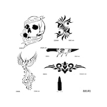 Anka Kurukafa Spray Tattoo İle Geçici Dövme Yapma Seti
