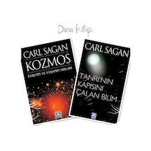 Kozmos Evrenin Ve Yaşamın Sırları - Tanrı'nın Kapısını Çalan Bilim, Carl Sagan 2 Kitap