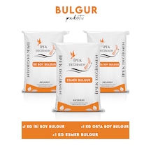 İpek Değirmen 3 Kg Aile Boy Taş Değirmen Bulgur Paketi