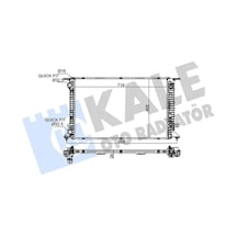 Audi Q3 Motor Radyatoru 2.0 Tdi 2015-2018 Cuwa Cyla Dfua Kale 353400