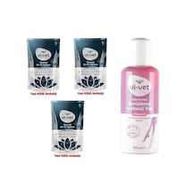 Vivet Granül Sir Ağda Black 250 Gr 3 Adet + Vivet Ağda Temizleme Ve Masaj Yağı Vitamine 125 Ml