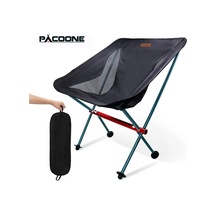 Xuweiwei Pacoone Ultrahafif Katlanabilir Outdoor Ay Çantası Alüminyum Alaşım Siyah Açık Havada Kamp Yapan Kalabalık İçin Ergonomik Tasarım Solunabilir Mesh Siyah