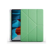 Galaxy Tab S7 T870 Uyumlu Kalem Bölmeli Katlanabilir Kılıf Kapaklı Kılıf