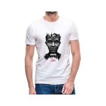 Stranger Things The Upside Down Baskılı Beyaz Erkek Tshirt (531013434)
