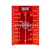 Rox 0273 Lazer İçin Görünürlük Arttırıcı Lazer Hedef Kartı Plakası 104x74 Mm