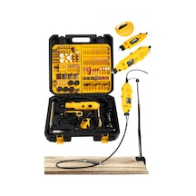 Stilmax Italy SUPER600 500 W Devir Ayarlı Çift Gravür Oyma Taşlama Set