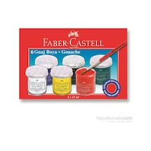 Faber Castell Guaj Boya 15 Ml 6 Renk Çok Renkli