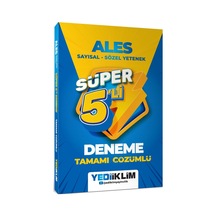 Yediiklim Yayınları 2027 Ales Tamamı Çözümlü Süper 5 Li Deneme