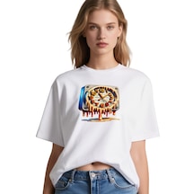 Ogc Saat Oversize Unisex T-shirt Beyaz