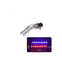 Space 2x9 Led Panjur İçi Çakar Lamba 9W Kırmızı-Mavi /LAPA178