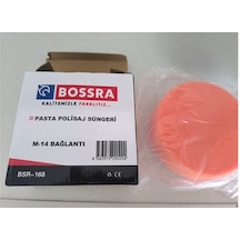 Bossra Pasta Polisaj Süngeri 150mm - M14 Bağlantılı