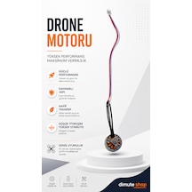 Drone Motoru Fırçasız Yüksek Performanslı Rc Drone Yedek Motor