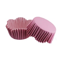 Cupcake Kalıbı Pet Kapsül Dalgalı Kek Kalıbı 65X38 Mm 100 Adet N11.1108