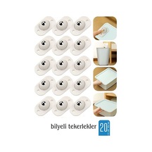 20 Li Bilyeli Tekerlek Eşya Kaydırma Aparatı Yapışkanlı Set 360d 722125 Belirtilmemiş