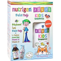 Nutrigen Portakal Aromalı Balık Yağı Şurubu 200 ML + Aquas Kids Şampuan