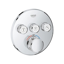 Grohe Smartcontrol Üç Yollu Yön Değiştiricili Ankastre Termostati Krom