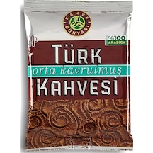 Kahve Dünyası Türk Kahvesi 100 G Orta Kavrulmuş %100 Arabica Bol Köpüklü Türk Kahvesi