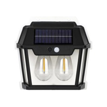 Solar Hareket Sensörlü Bahçe Aydınlatması Siyah Gs895 Çok Renkli