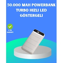 22.5w Pd Destekli Taşınabilir Şarj Cihazı Çoklu Çıkışlı Model Powerbank Beyaz 77528350