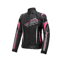 Scoyco Jk153w Motosiklet Montu Kadın 4 Mevsim Oxford 600-d Dayanıklı Kumaş Deri Women Motorcu Mont Pink