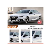Opel İnsignia B 2017-2021 Batman Yarasa Ayna Kapağı Piano Black