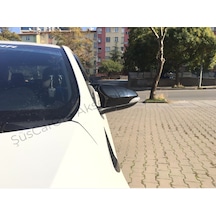 Toyota Uyumlu Yaris 2012-2015 Batman Yarasa Ayna Kapağı Piano Black Abs