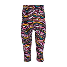 Lovetti Kız Çocuk Colorful Waves Desen Kapri 1521 Çok Renkli