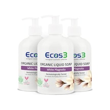 Ecos3 Organik Beyaz Manolya Sıvı Sabun 500 ML x 3