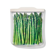 Good Grips Silicone Reusable Bag Half Gallon Bag 64 Oz - Oat Çok Renkli