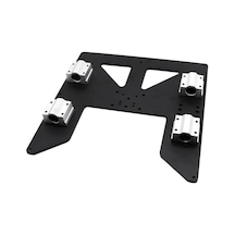 Koodmax 3d Baskı Z Ekseni Yatak Destek Plakası Prusa I3 Anet A8 A6 220x220mm+ 4 Adet Sc8uu Kaydırıcı