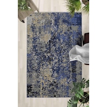 Kaymaz Taban Yıkanabilir Halı Mutfak, Salon, Yatak Odası İçin Modern Dijital Baskı Halı Slnhalı25 - 0083 Çok Renkli