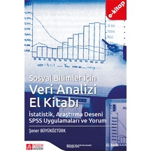 Sosyal Bilimler İçin Veri Analizi El Kitabı İstatistik, Araştırma