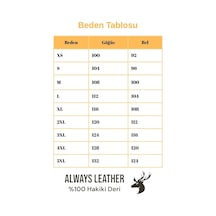 Always Leather Model Usta İşi Özel Dikim Hakiki Deri 1803340034 Siyah
