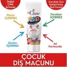 DR.CLİNİC  KİDS  çocuk diş macunu
